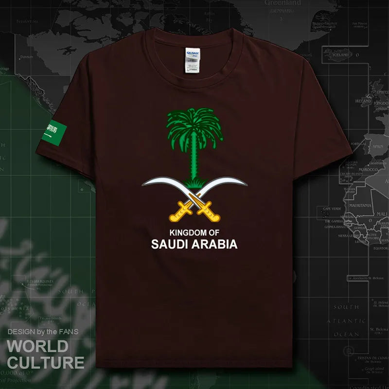 Saudi Arabia Men's T-Shirt 2024:  100% Cotton