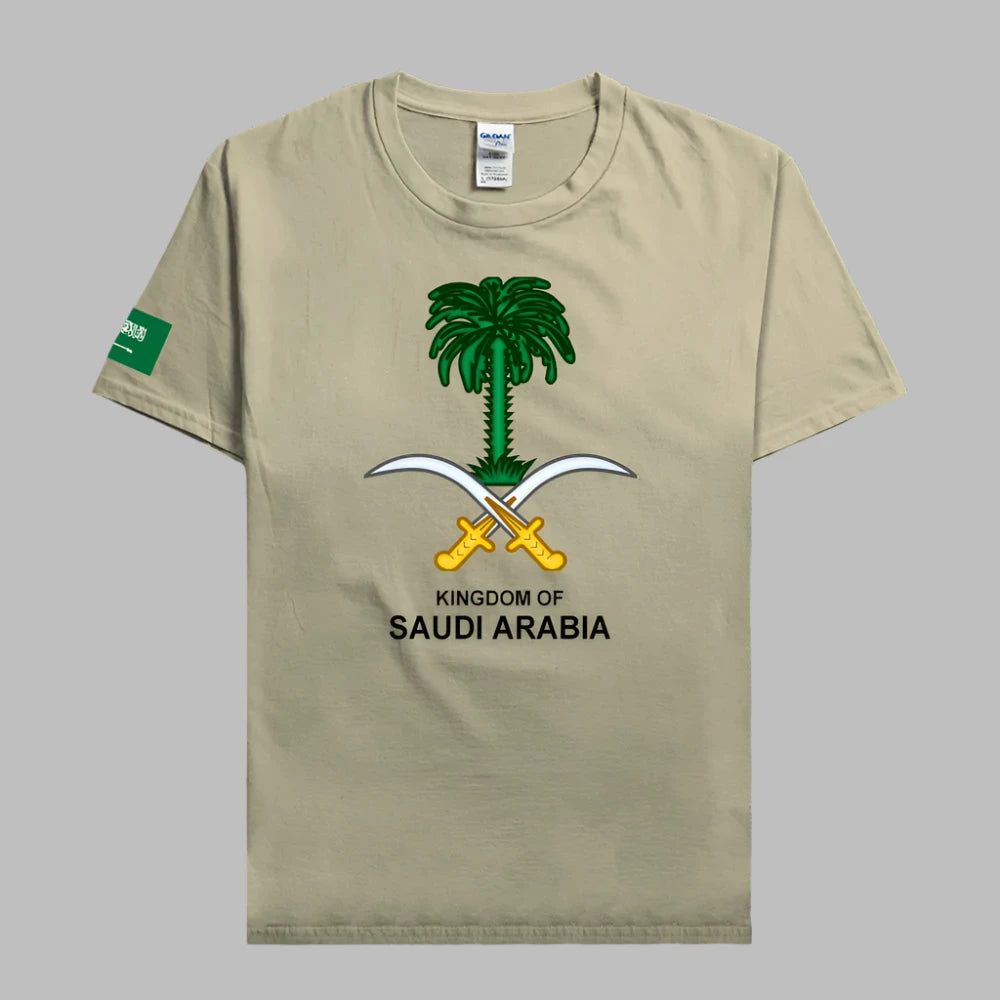 Saudi Arabia Men's T-Shirt 2024:  100% Cotton