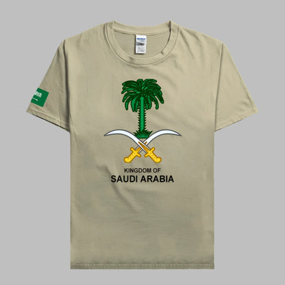 Saudi Arabia Men's T-Shirt 2024:  100% Cotton