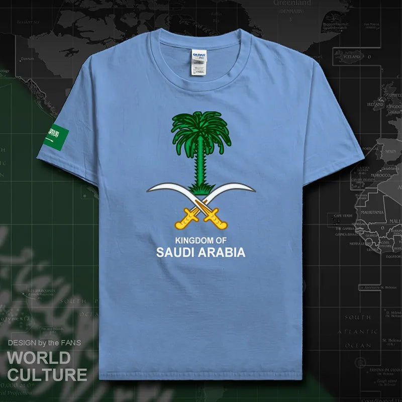 Saudi Arabia Men's T-Shirt 2024:  100% Cotton