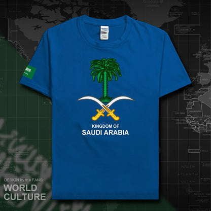 Saudi Arabia Men's T-Shirt 2024:  100% Cotton