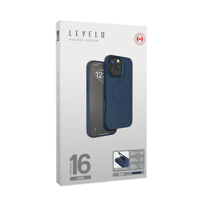 Levelo iPhone 16 Proحافظة جوال من السيلكون