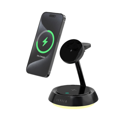 Levelo Sienese 3 In 1 Wireless Charger – شاحن لاسلكي 3 في 1