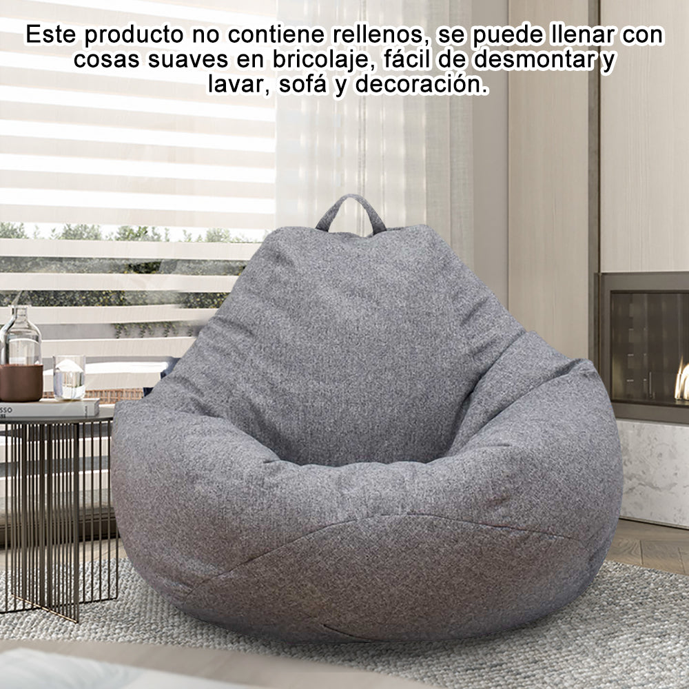 "Lazy Sofa Cover – Comfortable Large Bean Bag Cover Without Filler for Home, Bedroom, Adults & Kids – Soft Tatami Chair Cover"