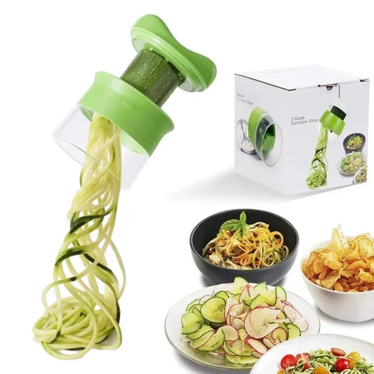 Adjustable Handheld Spiralizer & Vegetable Fruit Slicer