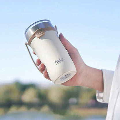 TYESO Stainless Steel Thermal Tumbler - Vacuum Insulated Travel Coffee Mug