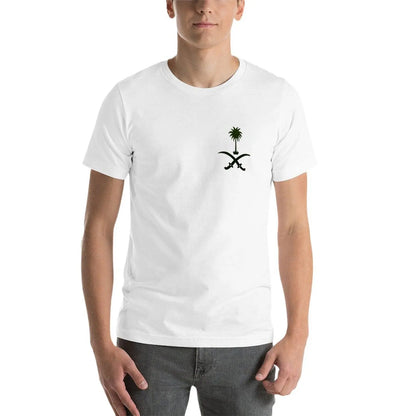 T-Shirt with KSA emblem :  Tops for Men