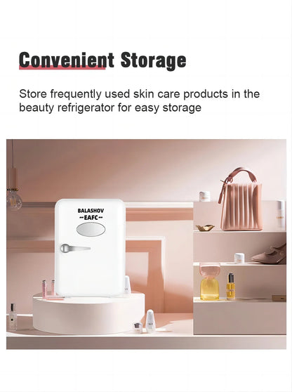 "12V/110V/220V Mini Multifunction Cooler – Compact Fridge for Cosmetics, Beverages & Makeup"