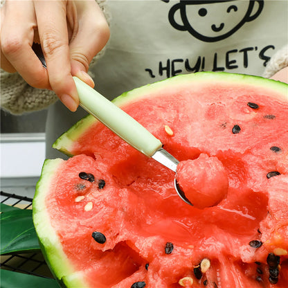 Multi-Function DIY Melon Baller & Fruit Carving Set – Watermelon Scoops, Fruit Slicer & Kitchen Accessory