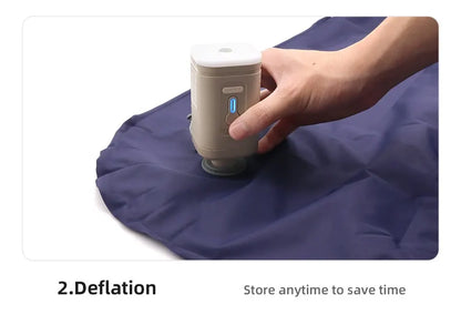 Portable Wireless Electric Air Pump - Inflator/Deflator for Cushions, Air Beds, Boats & Swim Rings