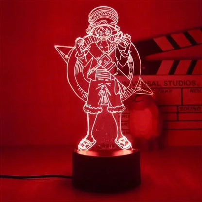 "Anime LED Night Light - One Piece Characters"