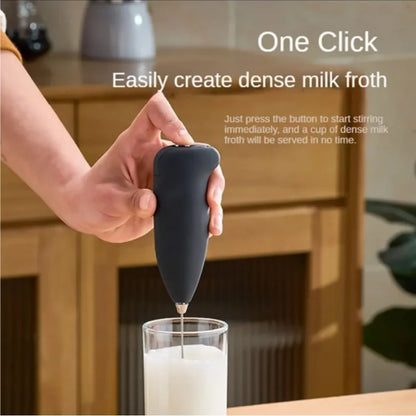 Portable Electric Coffee Frother & Milk Foamer – Handheld Mixer & Mini Whisk