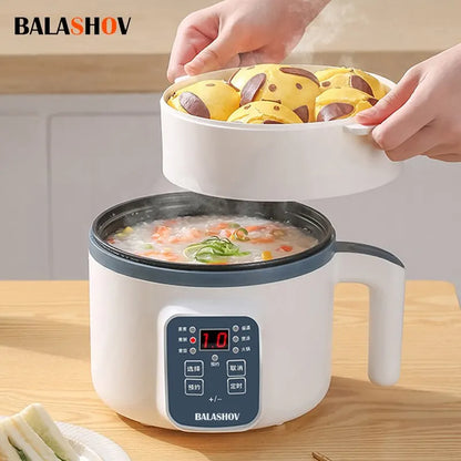 Electric Rice Cooker 220V, Non-Stick, Multi-Cooker with Single/Double Layer, Smart Mechanical Design for Home Use