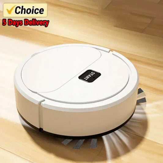 2024 USB Rechargeable Automatic Portable Mini Robotic Vacuum Cleaner – Wet/Dry Three-In-One Sweeping Machine for Home Floors