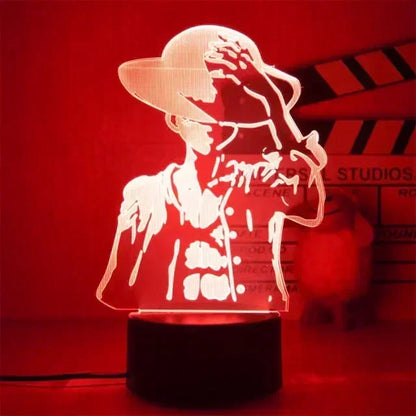 "Anime LED Night Light - One Piece Characters"