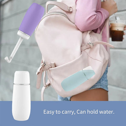 "400ml Portable Handheld Bidet Bottle with Spray Nozzle – Travel Hygiene & Personal Care Cleanser"