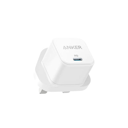 Anker PowerPort III 20W Cube White- شاحن سريع ومتين بحجم مدمج