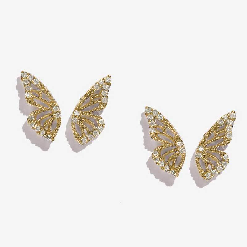 Crystal Bohemian  Earrings ( Butterfly)